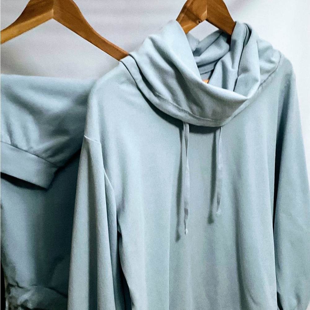 Cost Plus World Market Light Blue Jogger Set